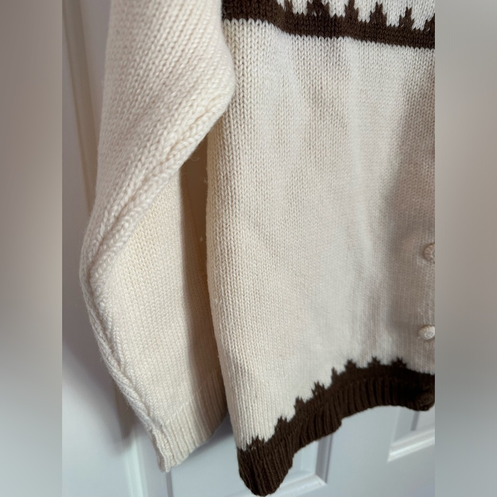 Vintage White Stag Floral Cardigan - Picture 6 of 14